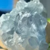 Blue natural celestine druse • Crystal