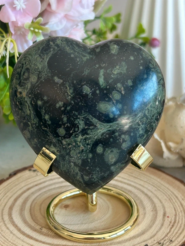 Corazón de jaspe Kambaba natural