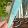 Caribbean Calcite wand, natural, cream blue