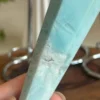 Caribbean Calcite wand, natural, cream blue