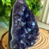 Amatista drusa · forma de llama de vela
