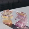 Unicornio de fluorita multicolor • cristal (precio especial)