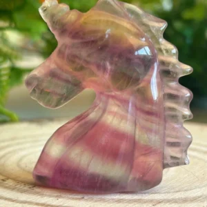 Unicornio de fluorita multicolor • cristal (precio especial)