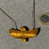 Colgante águila en ojo de tigre