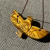 Colgante águila en ojo de tigre