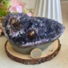 Decorative Double Tier Amethyst Druse