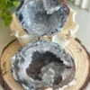 Geoda de ágata en forma de montaña