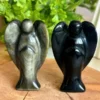 Ángel de obsidiana dorada • Decoración