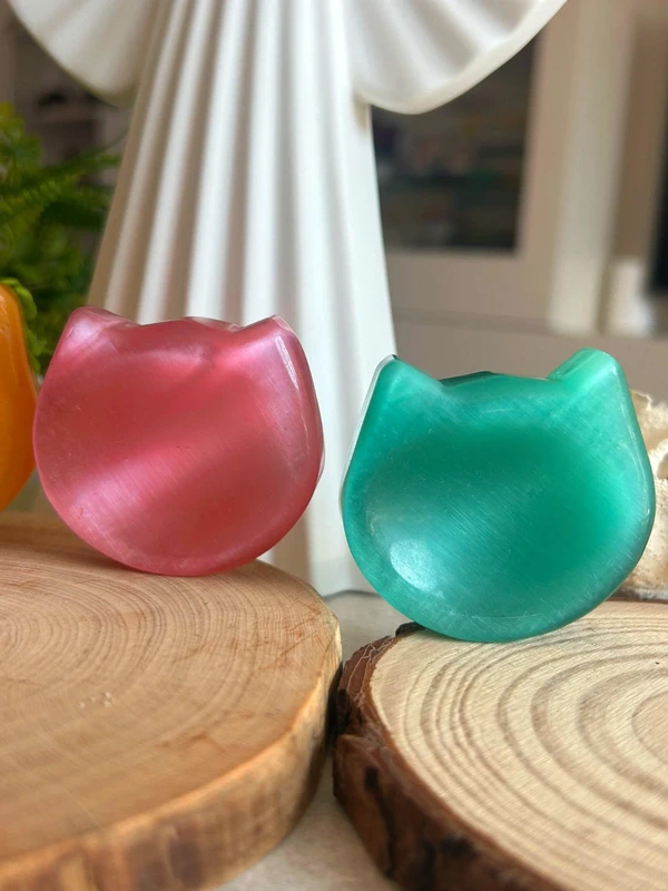 Cat face shaped cat eye tray