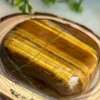 Decorative piece of natural tiger's eye