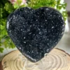 Corazón de cristal negro Natural
