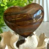 Natural Tiger's Eye Heart