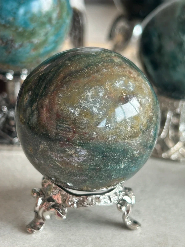 Esfera de ágata · oasis natural