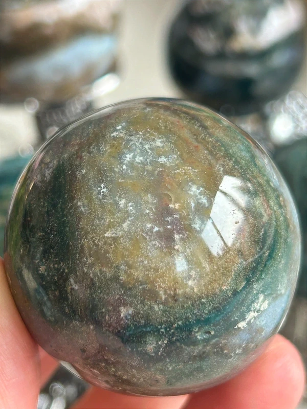 Esfera de ágata · oasis natural