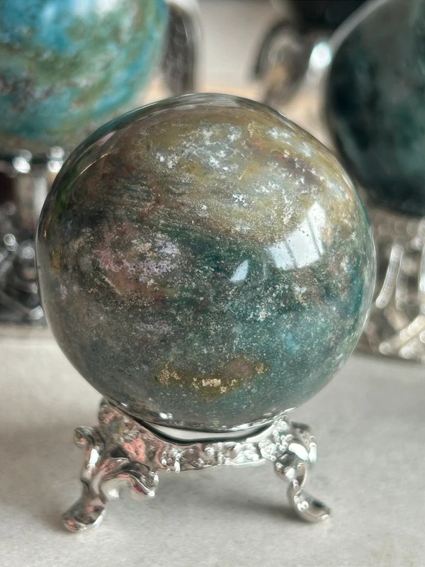 Esfera de ágata · oasis natural