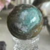Natural Esfera de ágata (verde-azul)