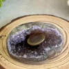 Geoda de amatista con cavidad profunda