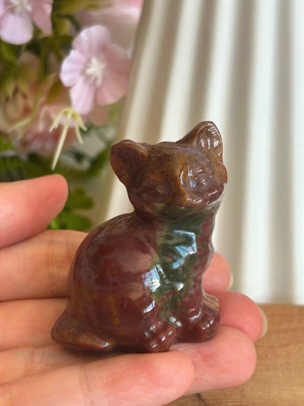 1776631654-1.webp Multicolored agate cat figurine