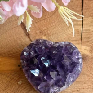 Corazón de amatista de alta calidad