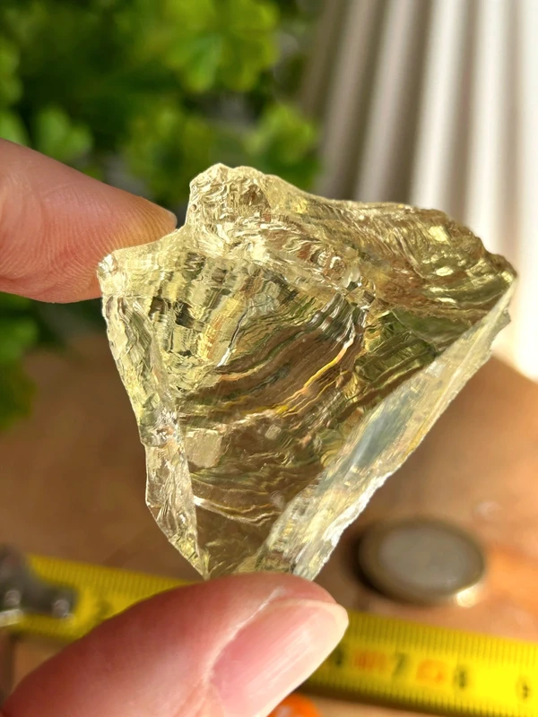 Andara amarillo limón · cristal muy luminoso y transparente