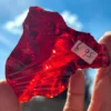 Andara rojo intenso · muy luminoso y transparente