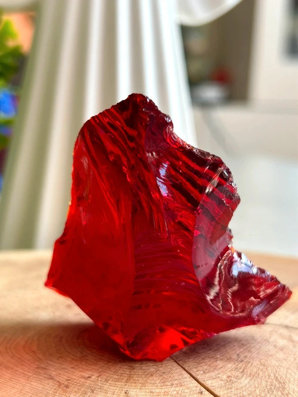 Andara rojo intenso · muy luminoso y transparente
