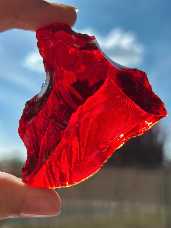 Andara rojo intenso · muy luminoso y transparente