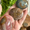 Sea jasper crystal palm stones