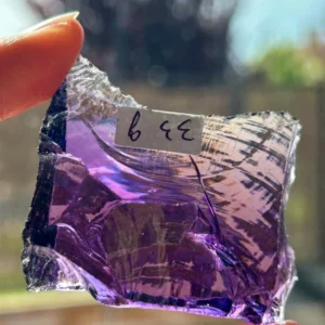 Andara violeta amatista · cristal muy luminoso y transparente
