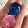 Sleeping cat • cat's eye effect • glass