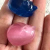 Sleeping cat • cat's eye effect • glass
