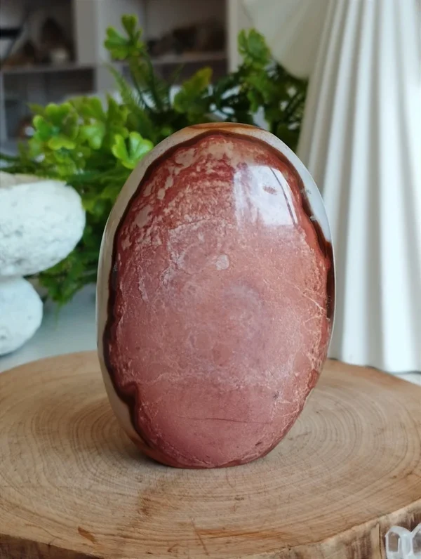 Piece of pink ocean jasper