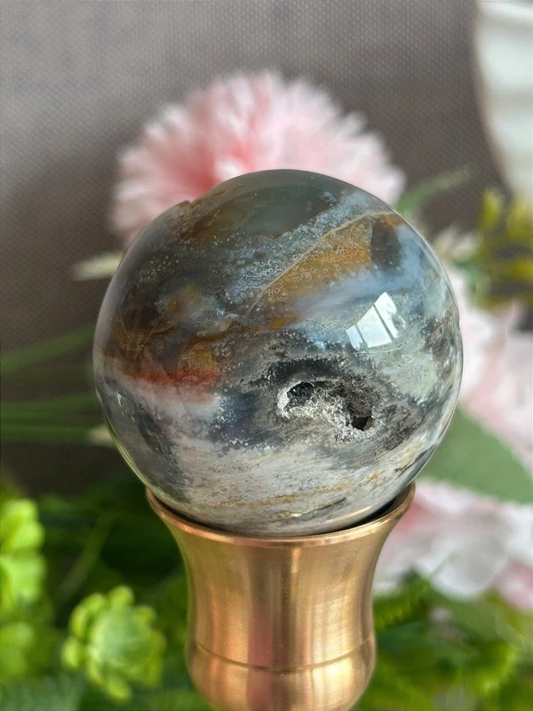 Natural Esfera de ágata