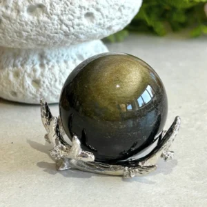 Obsidiana dorada esfera