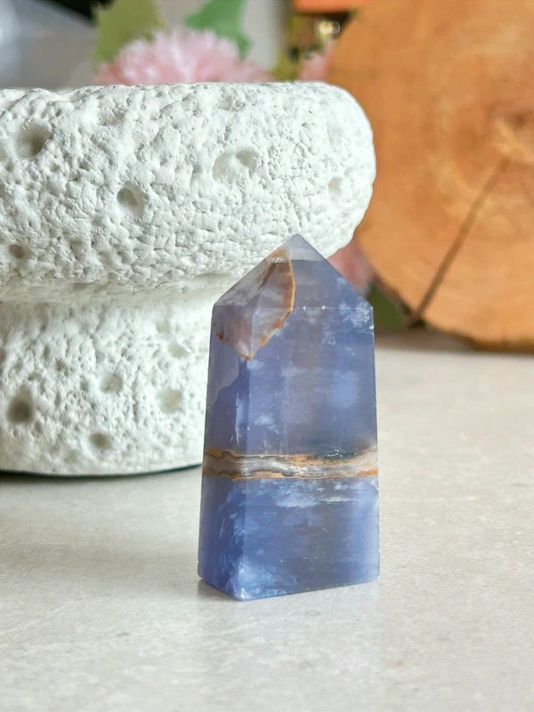 Violet fluorite tower