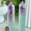 Bicolor column fluorite