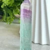Bicolor column fluorite