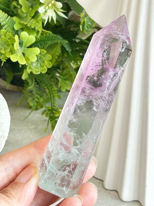 Fluorita bicolor columna