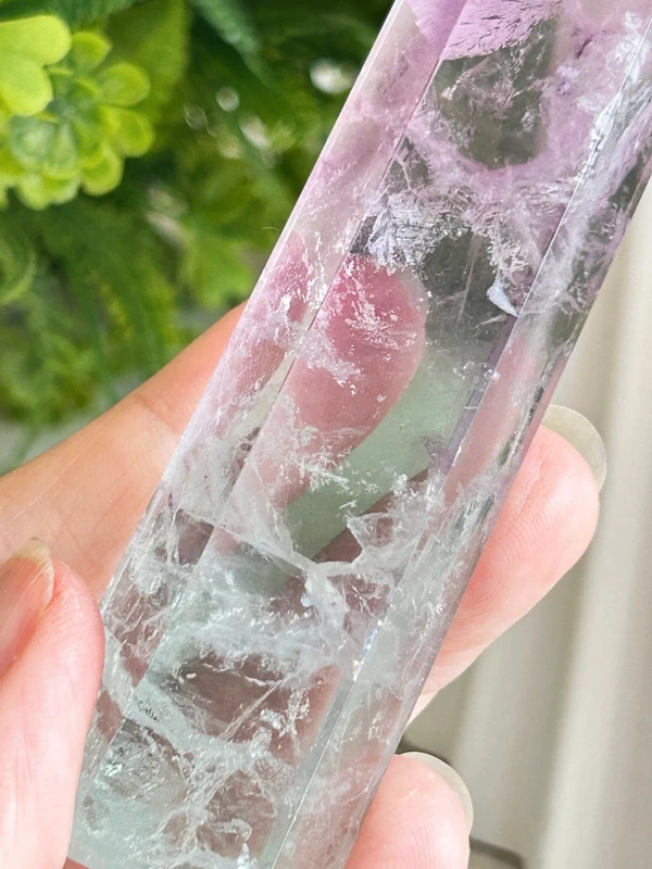 Fluorita bicolor columna