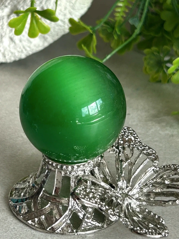 Esfera ojo de gato verde