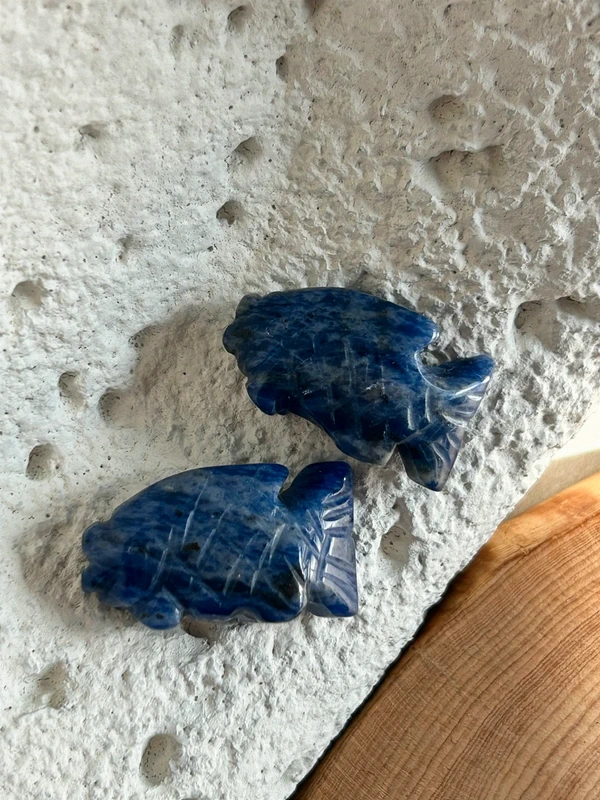 Blue sodalite fish