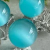 Esfera ojo de gato azul hielo
