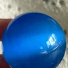 Deep blue cat's eye sphere