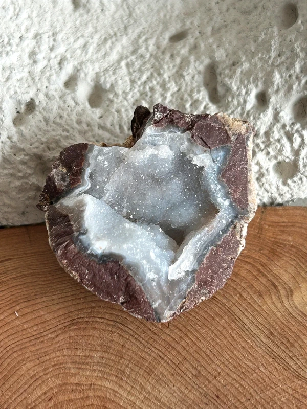 Agate geode • Natural druse