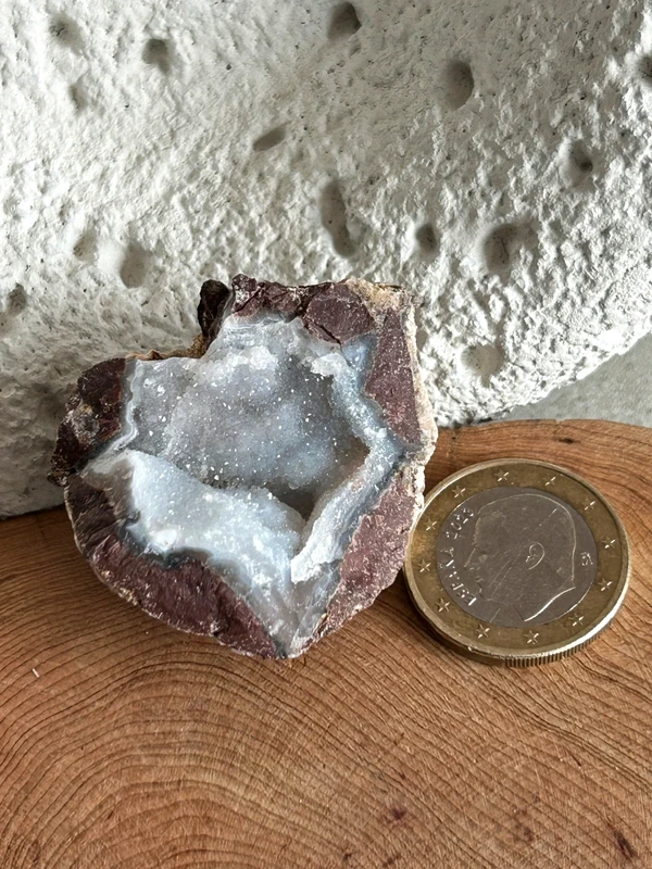 Agate geode • Natural druse