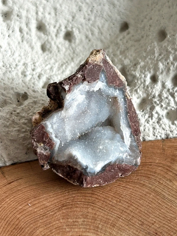 Agate geode • Natural druse