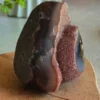 Red druse • Natural agate geode