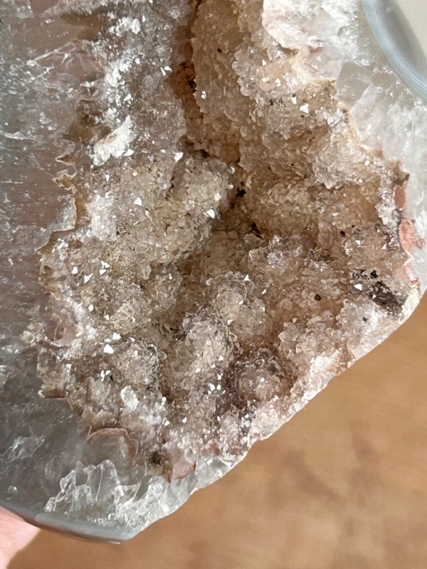 Ágata natural con drusa