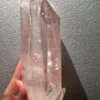 Cuarzo rosa natural "Twin Crystal"