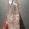 Cuarzo rosa natural "Twin Crystal"